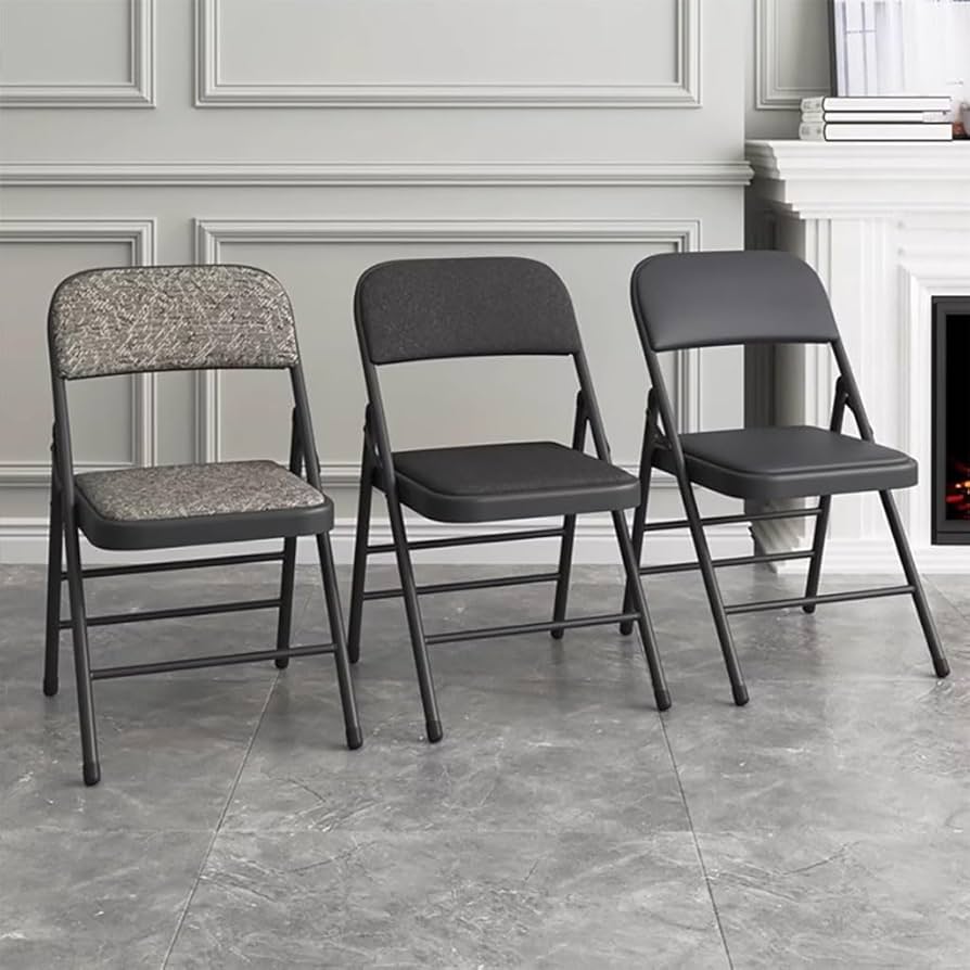 Amazon.com: SHAN GE DA Folding Chair, Black, Contemporary